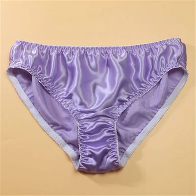 Purple Satin Panties