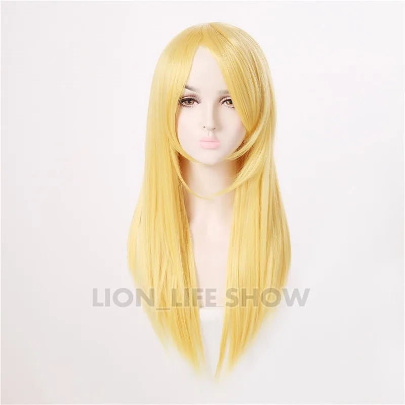 yellow wig