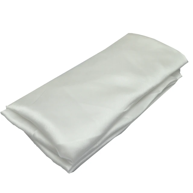 White Satin  Non-Splicing tailor-made Table Cloth
