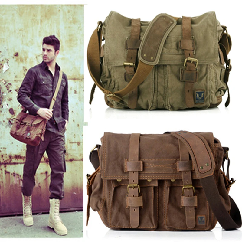 canvas shoulder bag