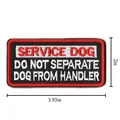 Service DOG THERAPY PET Patch Medic Working Dog In Training Emblem Badge K9  K-9 Patch For Police military Dog PET Vest Harnesses