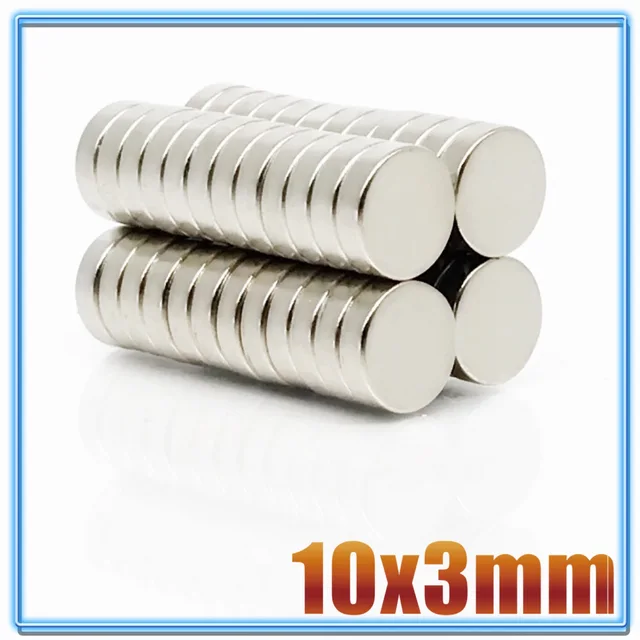 Neodymium Magnet 500pc Round 10x3 10x4 10x5 10x8 10x10mm Strong Powerful Magnets