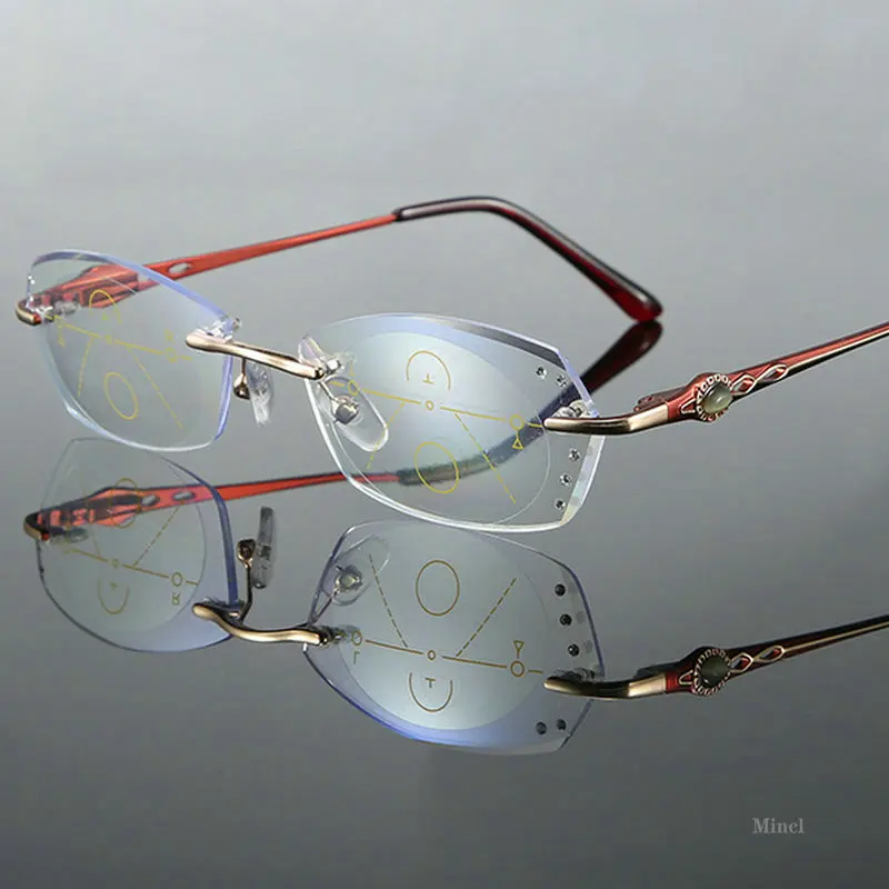 rimless progressive glasses