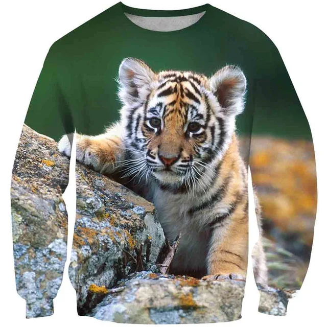 3d- Anime Japanese Tattoo, Tiger King, Pullovers Hoodies Sweater |  