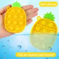 New push it keychain fidget Pendant toys simple dimple pineapple unicorn mini simpl dimmer figet Antistress Toy Kids Last game preview-2