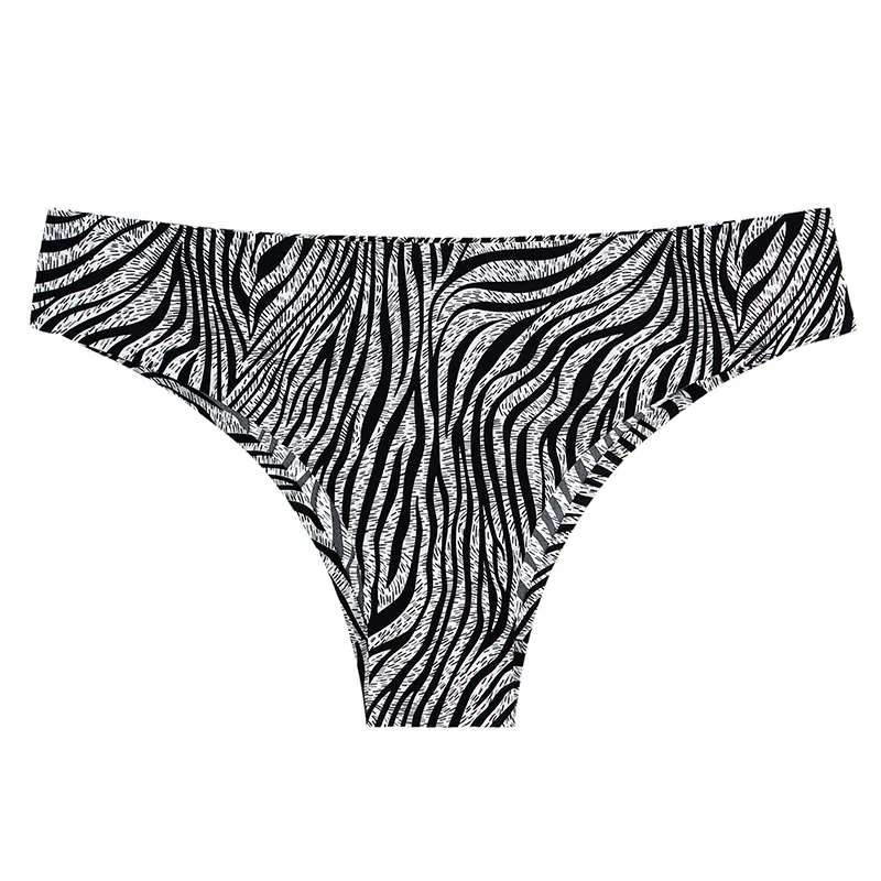 Αγορά Γυναικεία κιλότα  Ladies sexy seamless Panties Soft Comfortable Low  Waist leopard pattern sports briefs summer close underwear