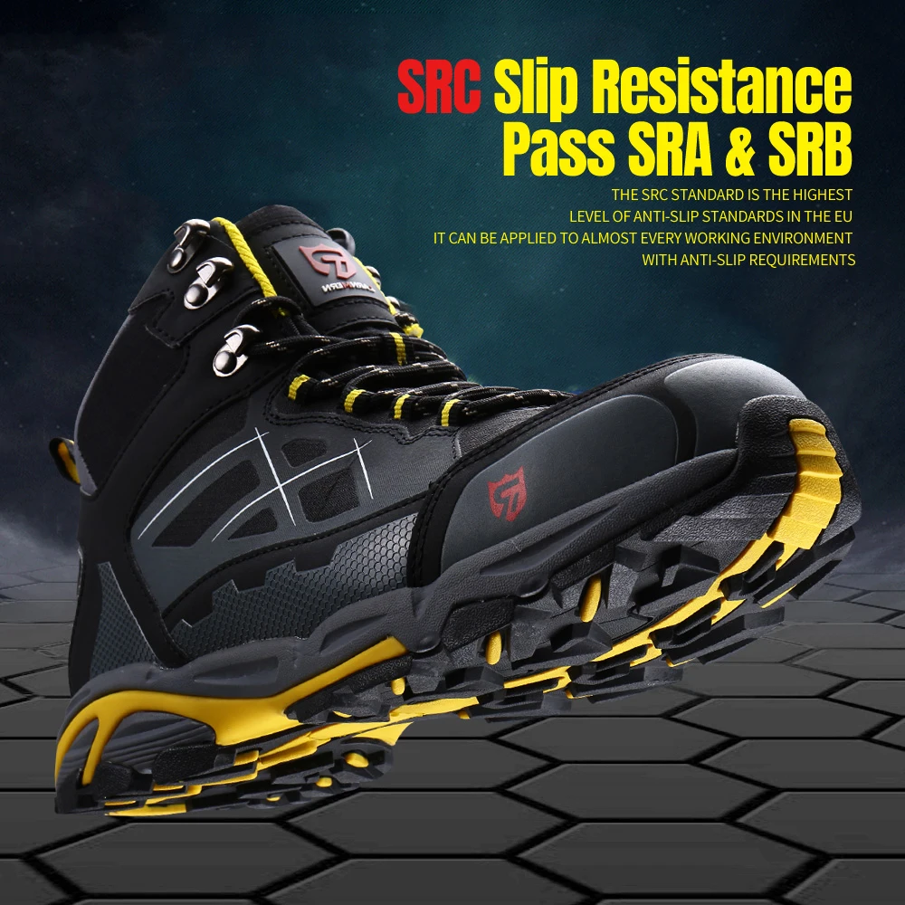 LARNMERN 2022 Safety Shoes Men S3 SRC 