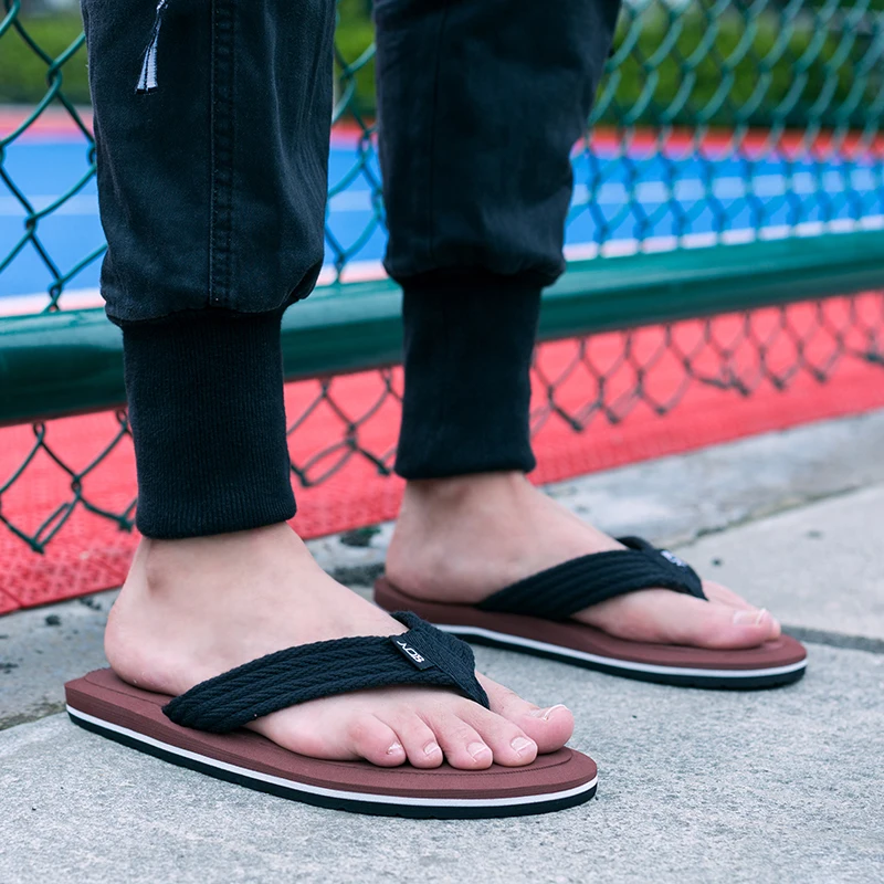 branded flip flops mens