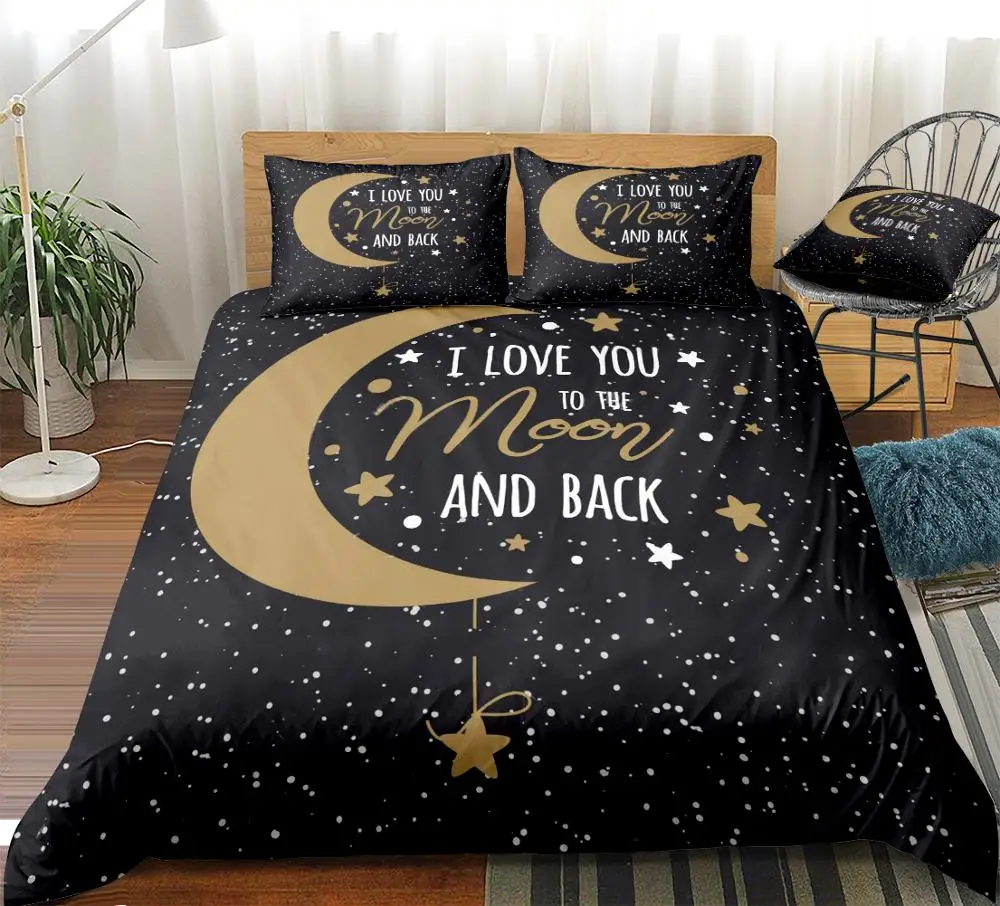 moon quilt cover