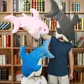 Cute Huge Shark Plush Toy Soft Simulation Stuffed Animal Toys Kids Doll Pillows Cushion ToysBrithday Gifts For Children #TC preview-2