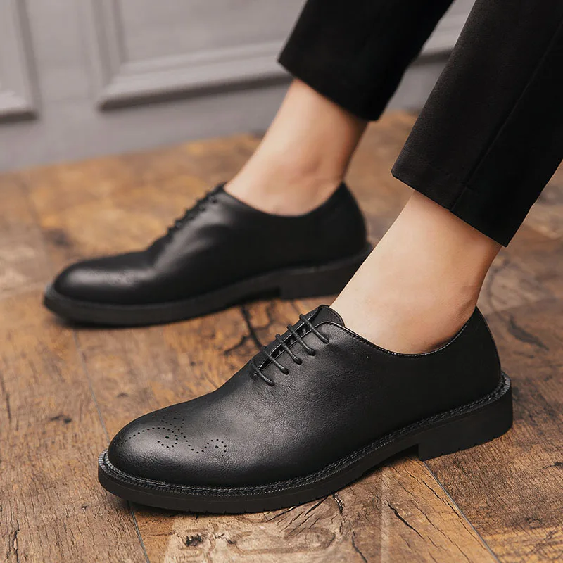 casual black dress shoes mens