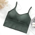 U-shaped Back Bra Tube Top Women Crop Top Daisy Pattern Sexy Lingerie Bra Sports Fashion Street Top preview-3