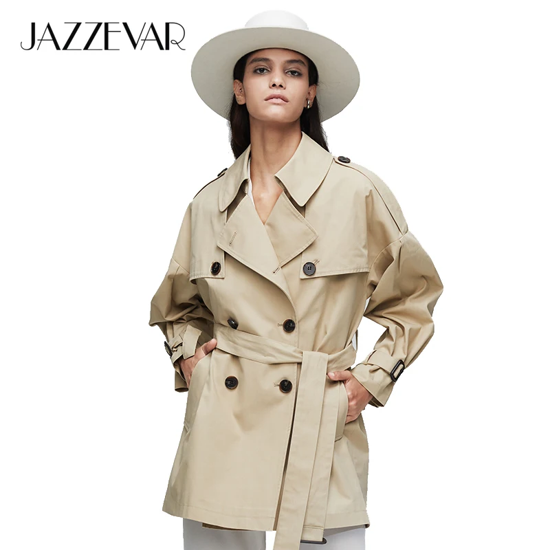 waterproof short trench coat