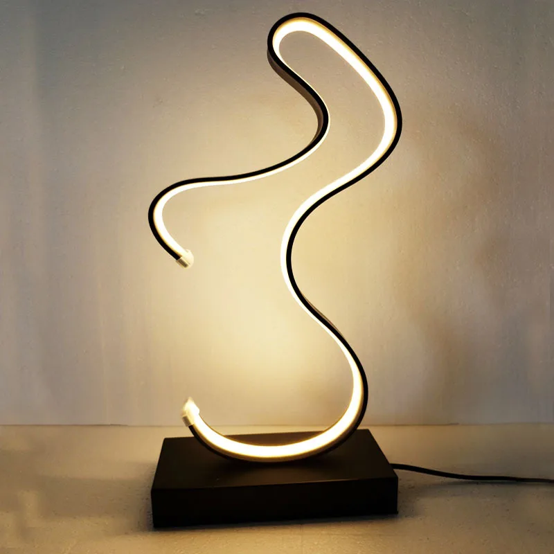 modern led table lamp