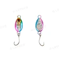 LETOYO Mini Spoon Lure 2g/3g/5g Micro Metal Fishing Bait Hard Sequin Lure Spinner Spoon Small Fish With Sharp Single Hook Stream preview-4