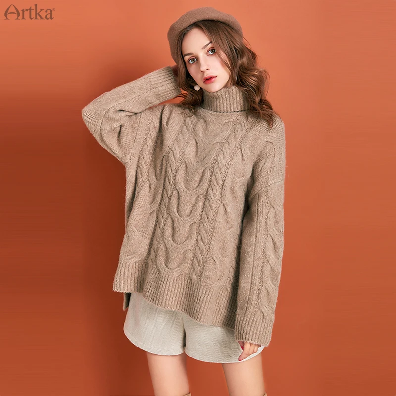 ARTKA 2019 Winter New Women Sweater 
