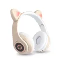 Bluetooth 5.0 wireless Bluetooth headset luminous cartoon head-mounted cat rabbit ears with special microphone headset 2021 preview-4