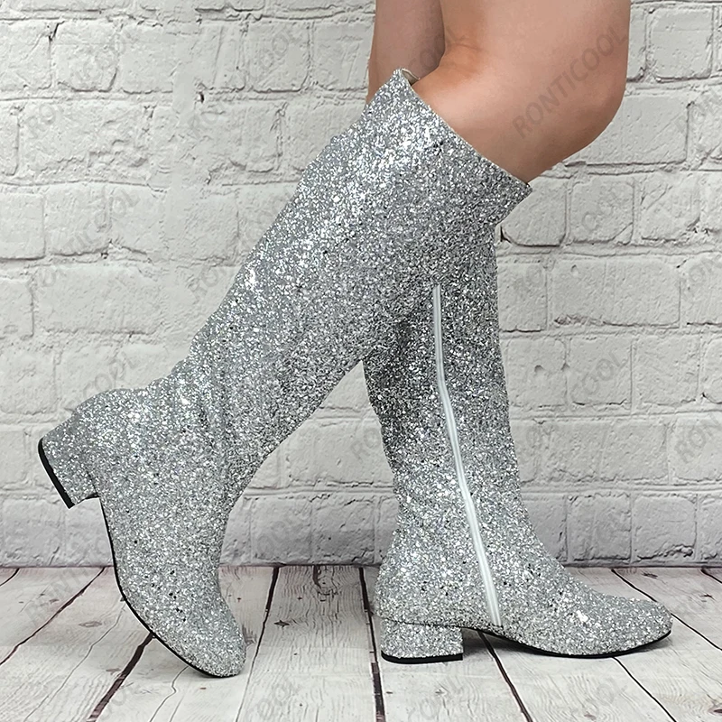 glitter boots women