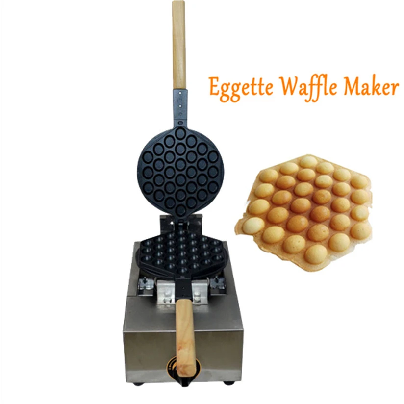 gas bubble waffle maker