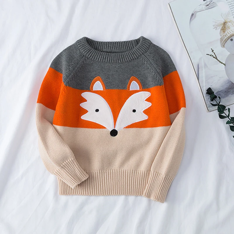 Children's Sweater Embroidery Cartoon 