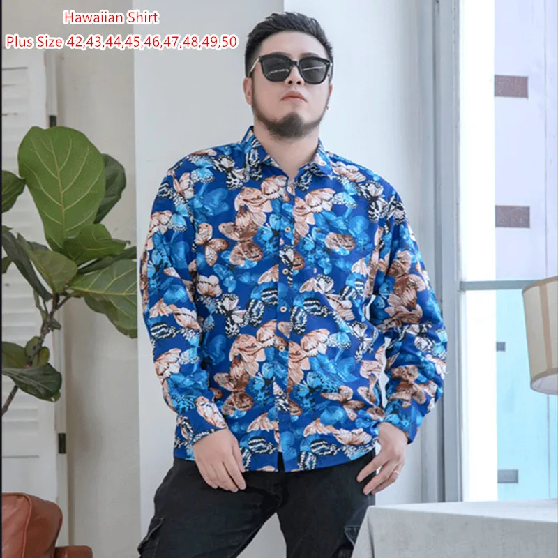 Havaiian Shirt Men Oversize Printing 