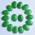 Free shipping 20pcs/lot Wholesale 18x25mm 2020 hot sell natural stone mixed Oval CAB CABOCHON teardrop beads for jewelry making preview-5