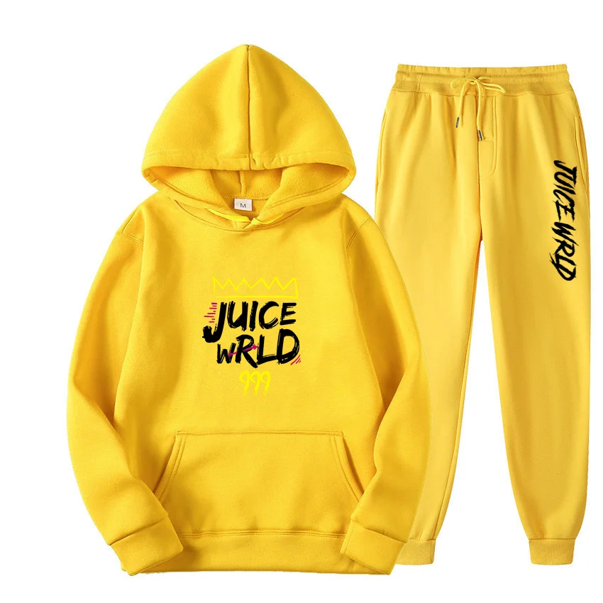 juice wrld yellow sweatshirt