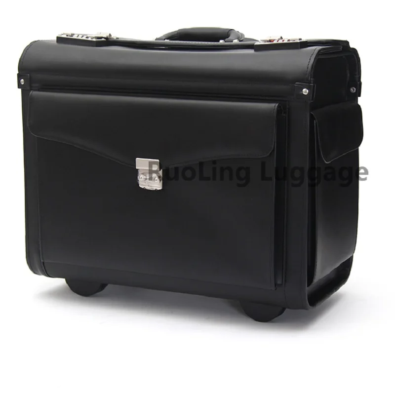 rolling business suitcase