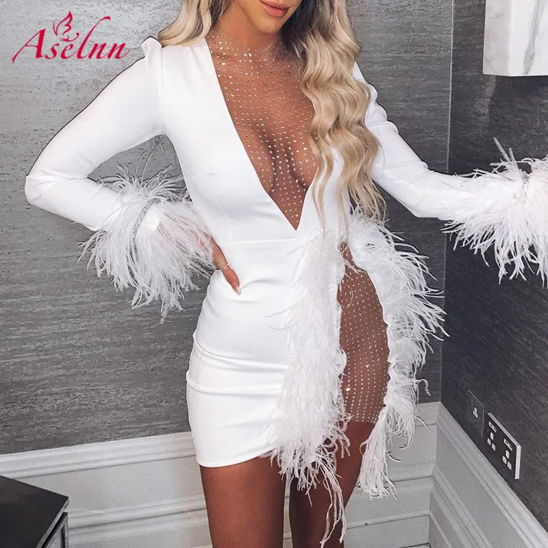 Aselnn Sexy See Through Nightclub 