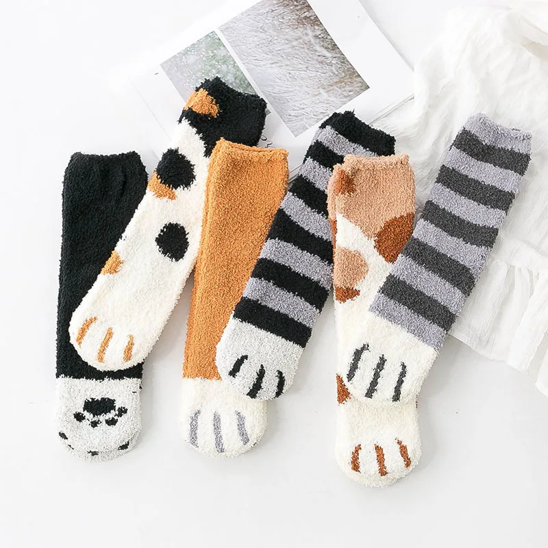 fuzzy thick socks