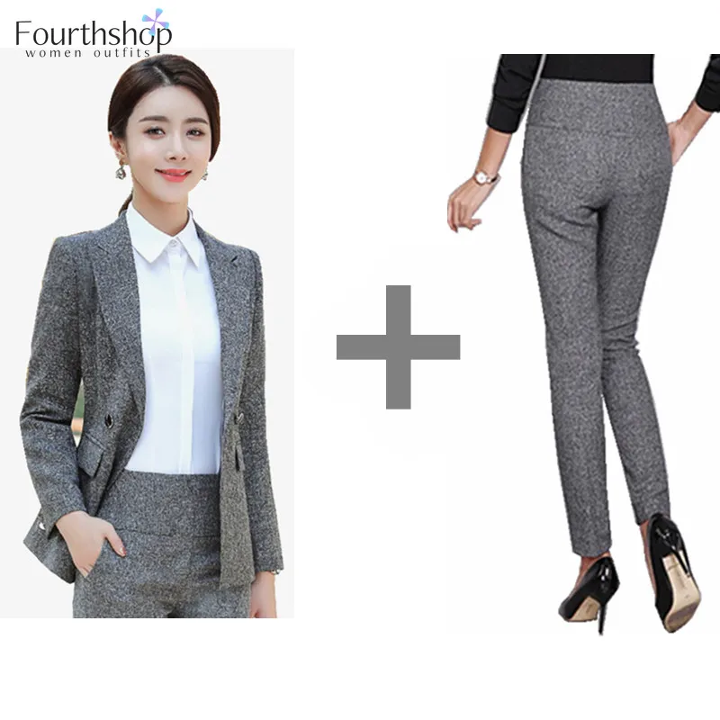 formal blazer and pant set women's