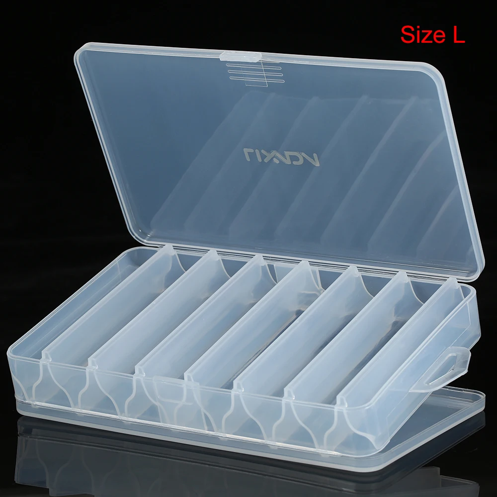 Doublex Sided 14 Compartments Fishing Tackle Box Bait Lure Hook Storage Box  Plastic Storage Case Fishing Tackles Organizer Box