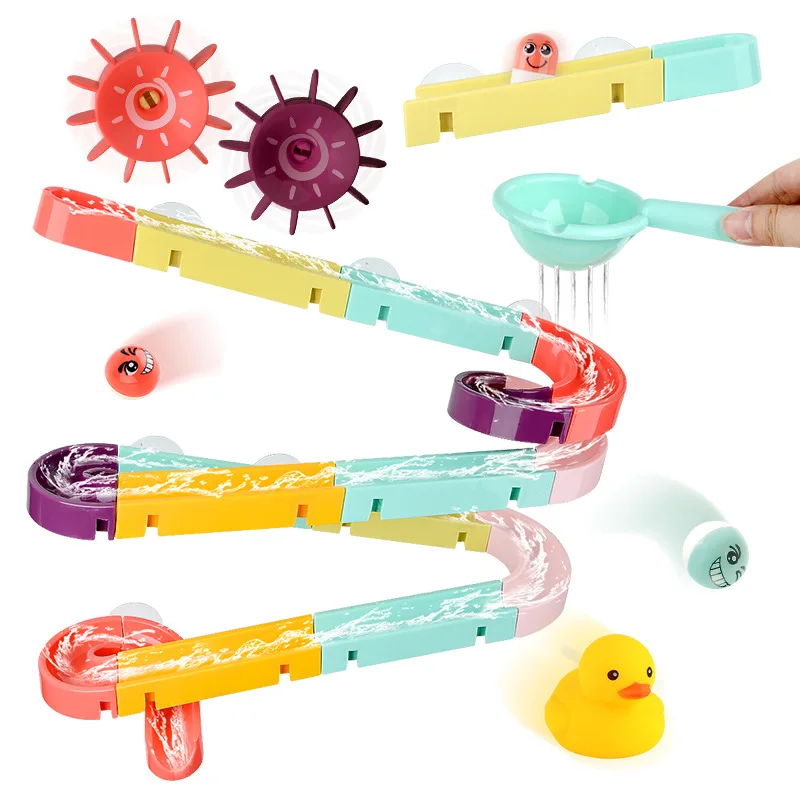 water slide bath toy