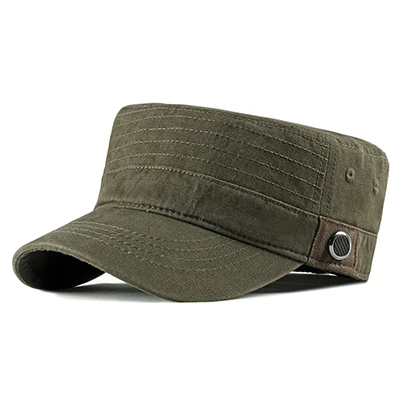 military short brim hat