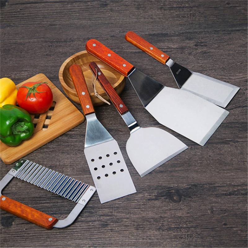 Купить Кухня, столовая и бар Kitchen Spatula Wooden Handle Grill