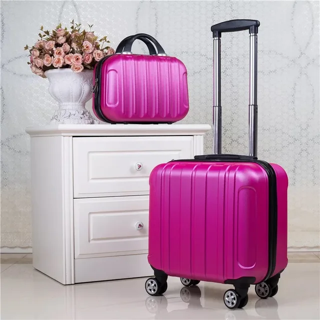 cute female luggage