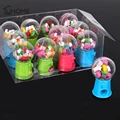 12pcs Mini Twisted Egg Cute Fruit Animal Shaped Rubber Eraser Candy Machine Kawaii  School Stationery Party Favor Kids Gifts preview-1