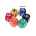 6 pcs New Funny Drinking Dice Rock Paper Scissors Finger-guessing Game Gambling 6-Side 20mm Toys preview-5