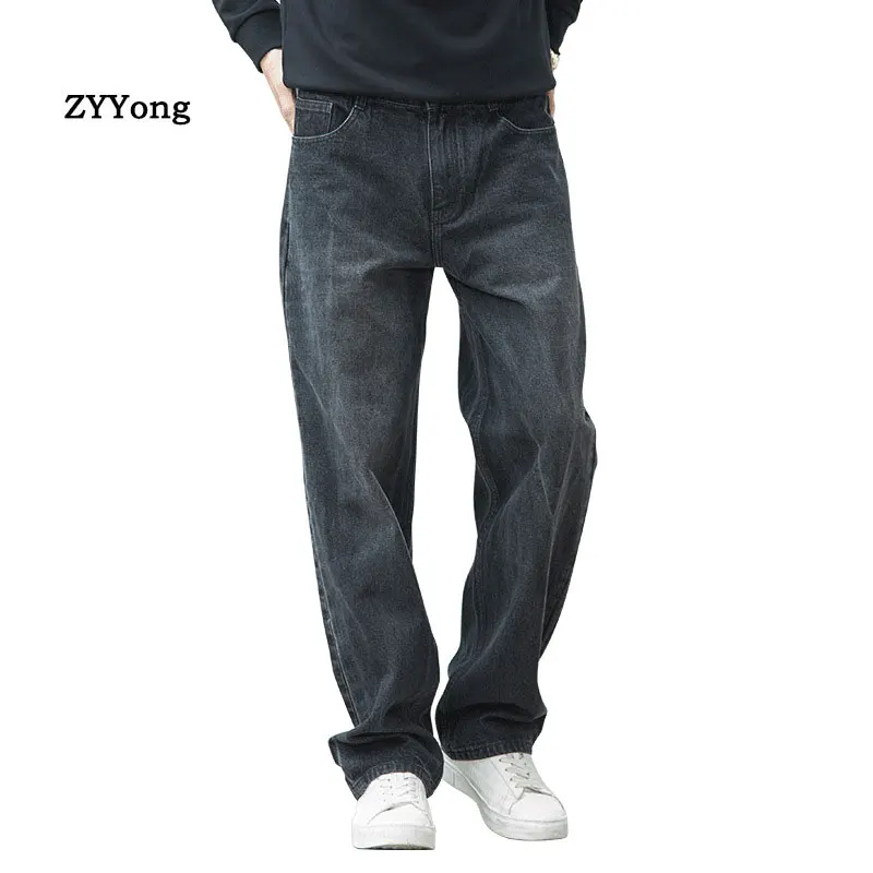 black wide leg denim