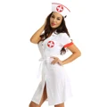 Erotic Halloween Fancy Cosplay Costumes Women Naughty Lingerie Sexy Nurse Dress with Belt Hat Uniform Outfit Party Kinky Costume preview-5