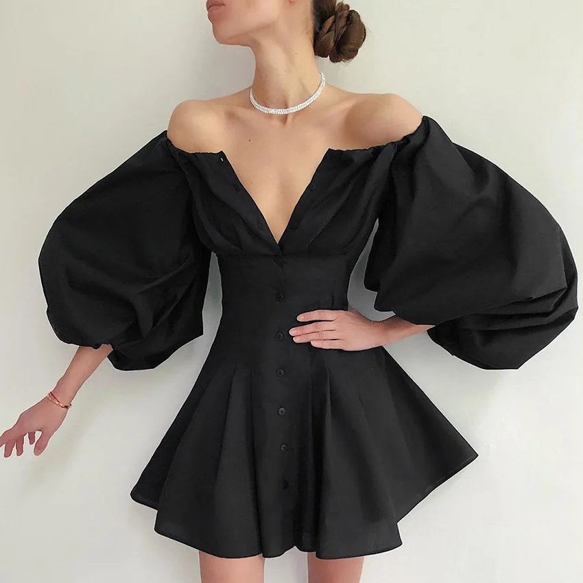 Off Shoulder Cotton White Dress Summer 