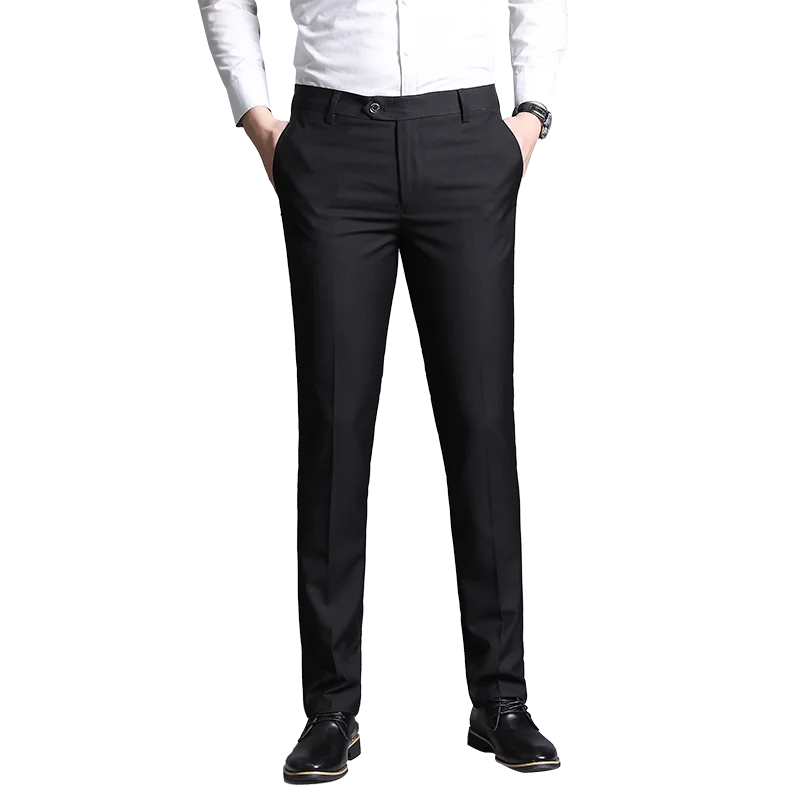 suit trousers mens black