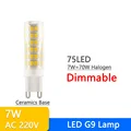 G9 75LEDs Dimmable