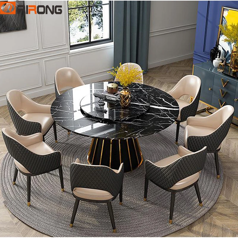 round wood dining room table sets