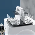 Baby Bottle Drying Rack  with Tray High Capacity Cup Holder for Infant Feeding Accessories BPA Free Deluxe Dry Station preview-2