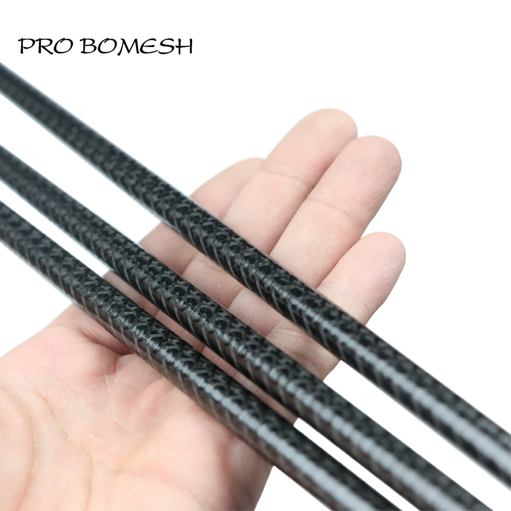 Rod Blank 2.28m 2 Sections 4 Axis Cross Wrapping Carbon Fiber Bass