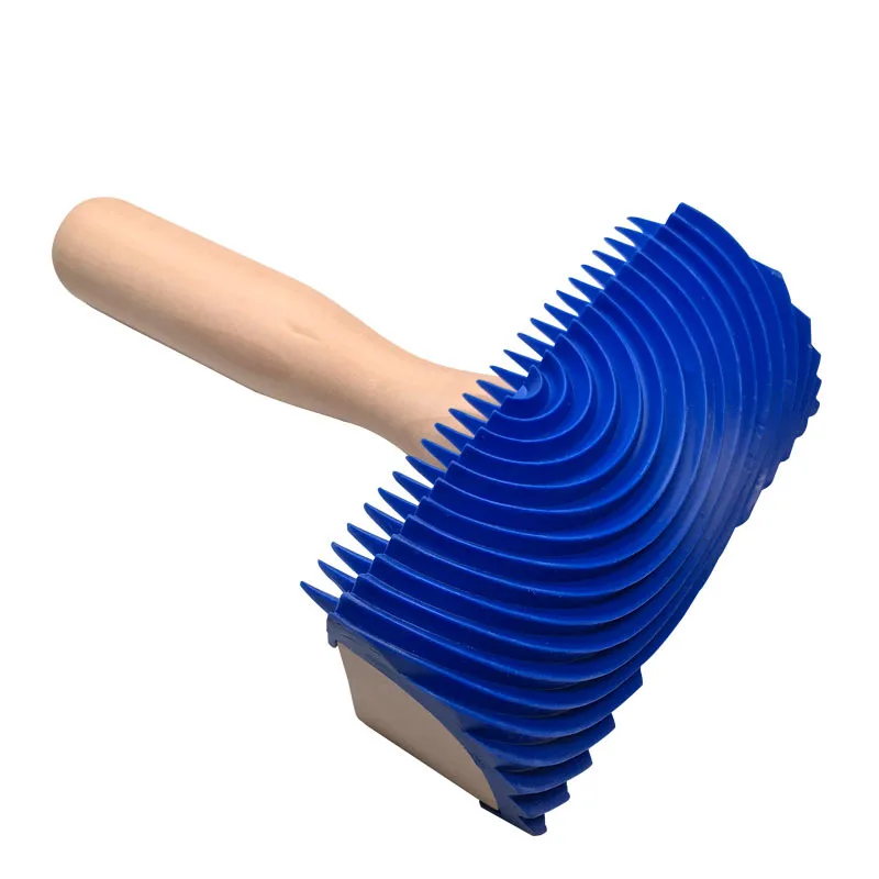 6Pcs Rubber Texture Roller Brush Imitation Wood Graining Wall