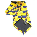 Men Women Funny Yellow Duck Printed Necktie Imitation Silk Cosplay Party Business Suit Ties Neckwear Show Wedding Accessorie preview-6
