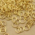 100-200pcs DIY Jewelry Findings Open Single Loops Jump Rings Split Ring for jewelry making Open Jump Rings Connectors Wholesale preview-5