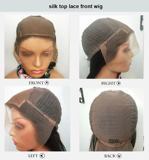 silk based lace front wig